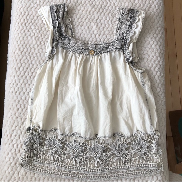 Ondade Mar Short Sleeve Blouse. Sz M - Picture 4 of 6